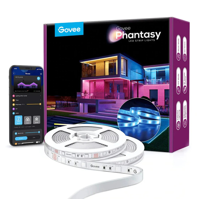 Govee Phantasy LED Strip Lights - 10m - إضاءة